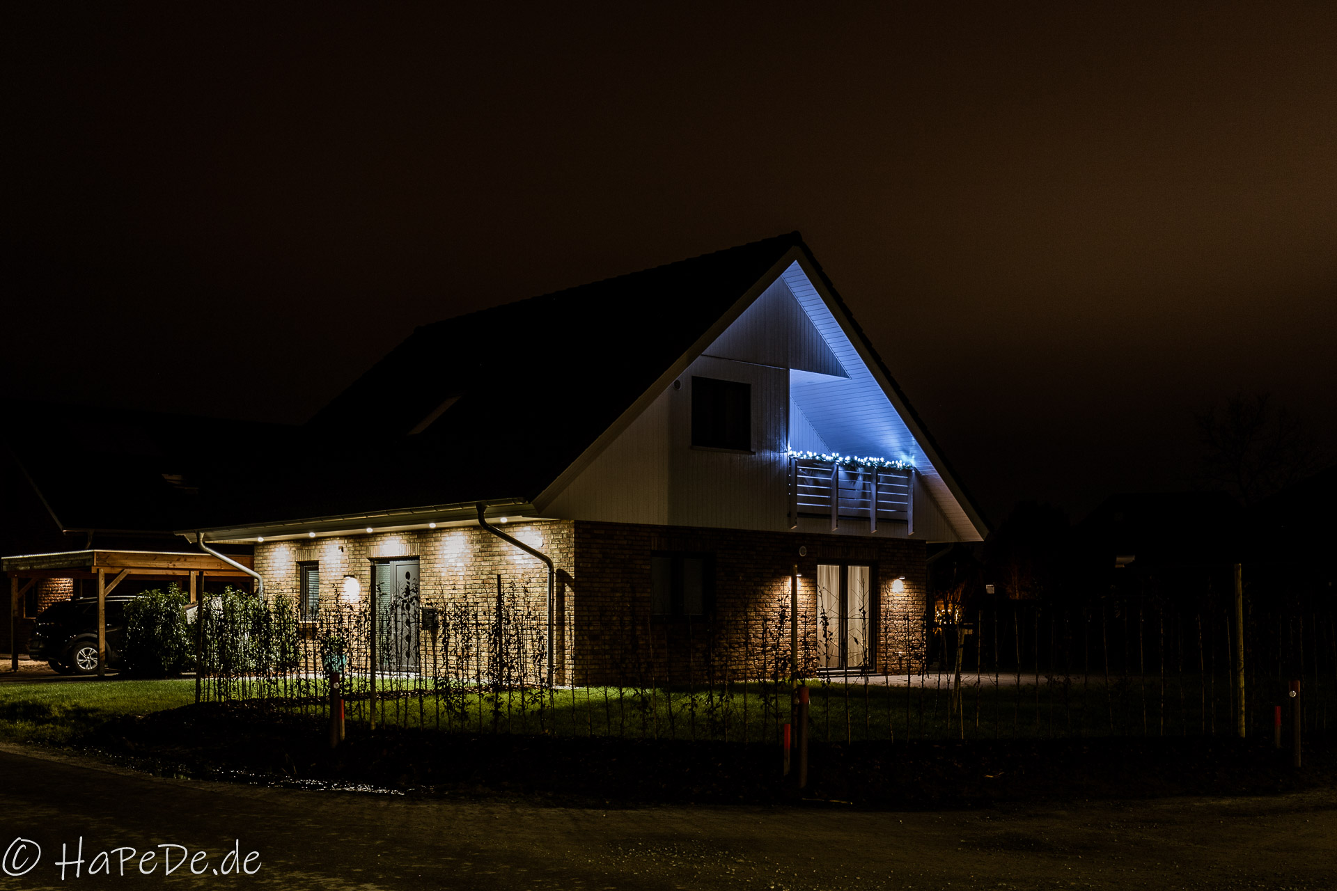 Haus bei Nacht